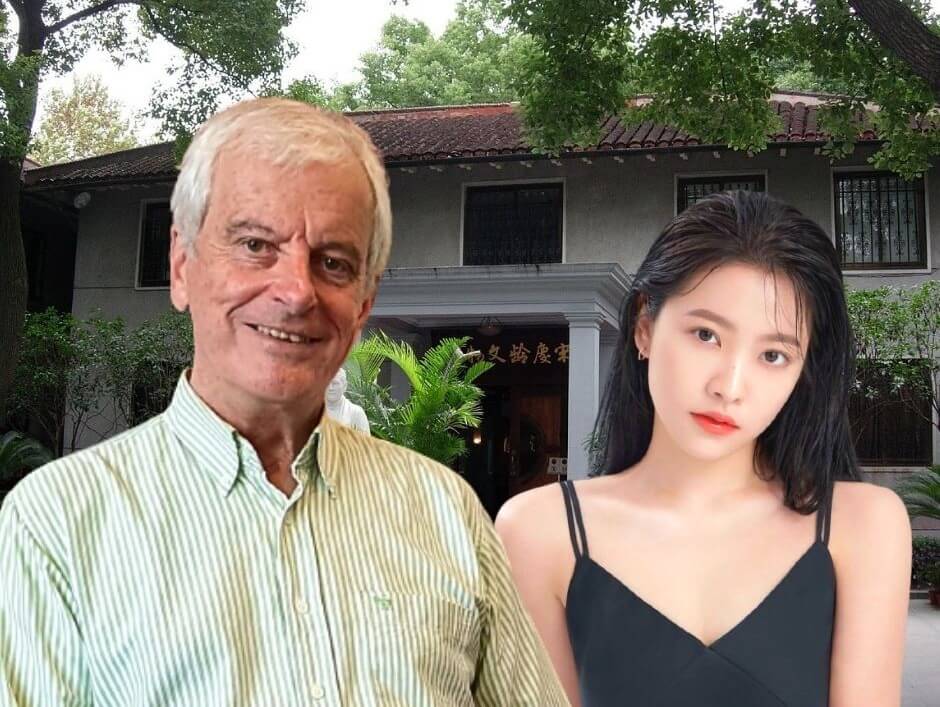 Clara Yehonala Interview with Robert Barclay Author Robert Barclay Author and woman in Chinese garden