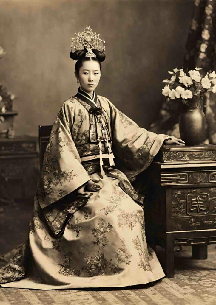 Empress Cixi Sitting